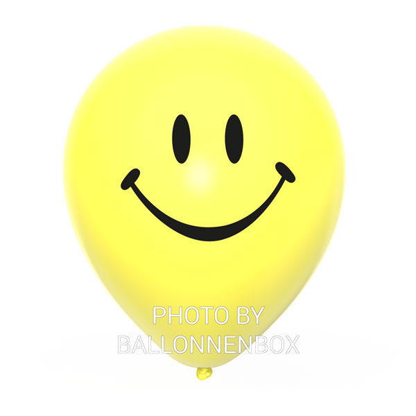 gele smiley ballonnen