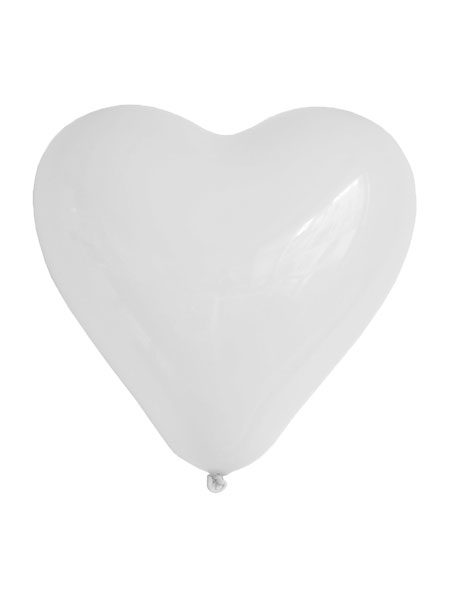 witte hartjes ballonnen