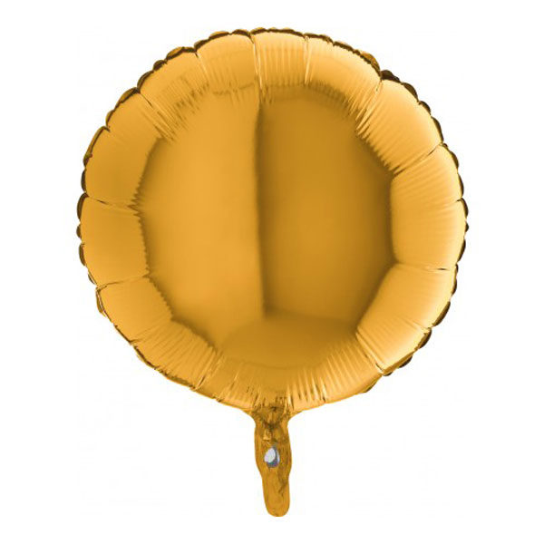 Folieballon rond goud