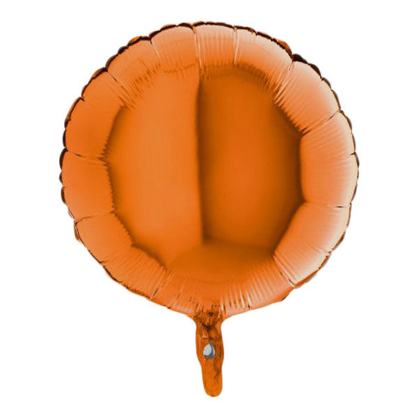 Folieballon rond oranje