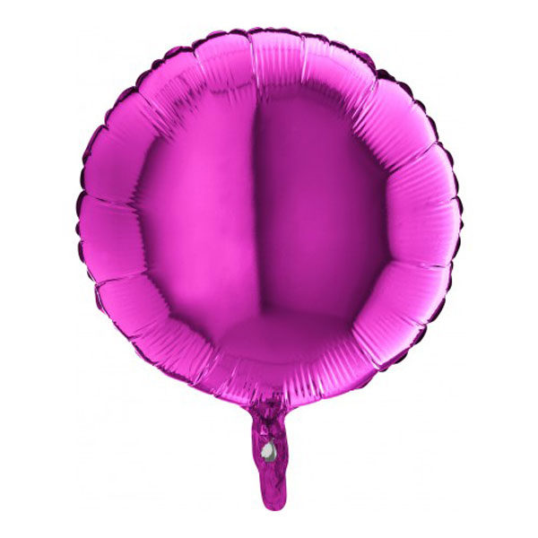 Folieballon rond paars