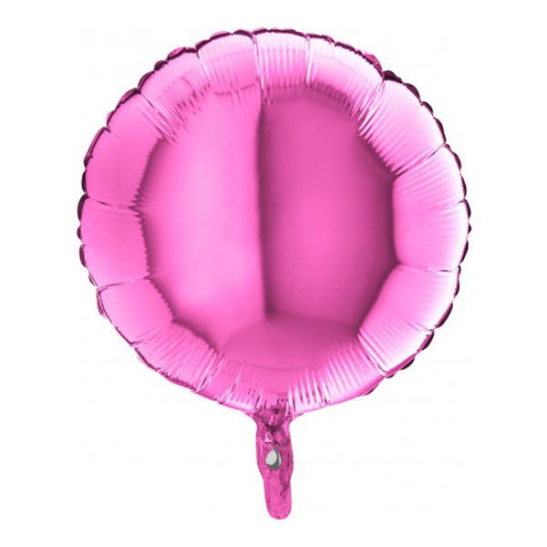 Folieballon rond roze