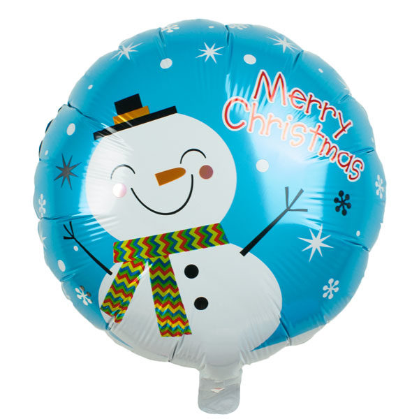 Folieballon sneeuwpop