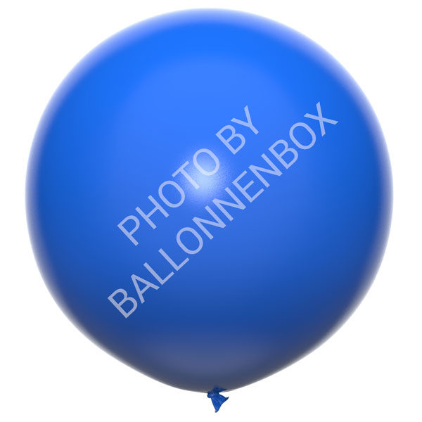 Grote blauwe ballonnen