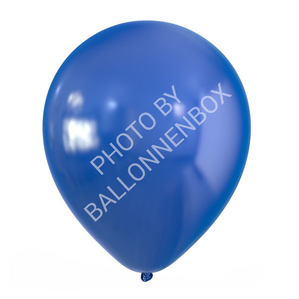 blauwe metallic ballonnen