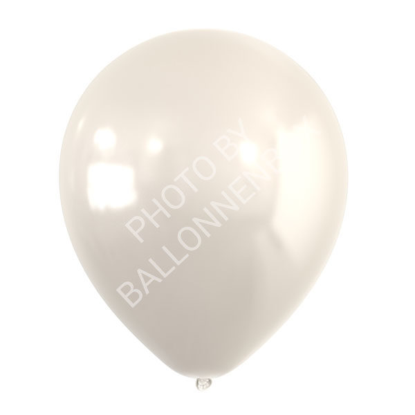Parelmoer witte metallic ballonnen –