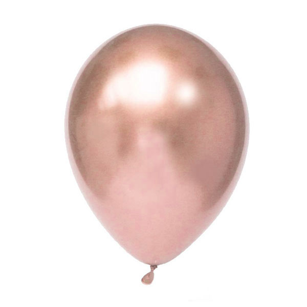 ballonnen rose goud chrome