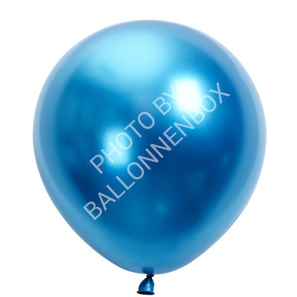 blauwe chrome ballonnen