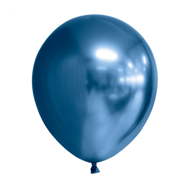 blauwe chroom ballonnen alternatief