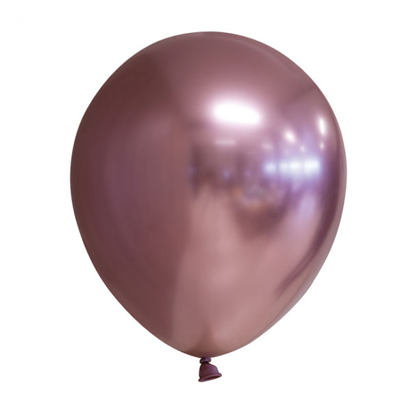 rose goud chrome ballonnen