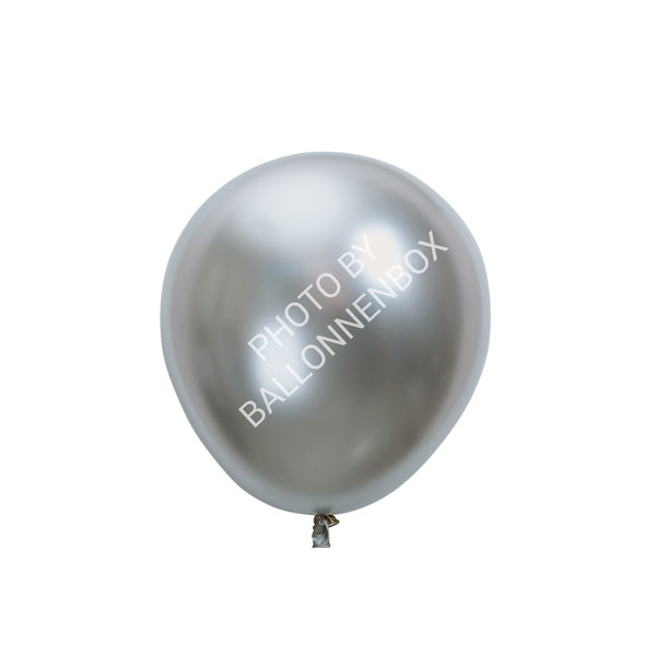 chrome zilveren ballonnen 13cm
