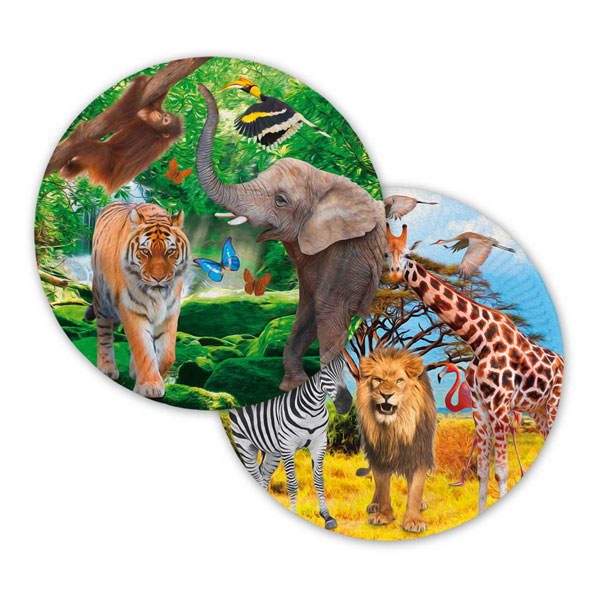 dieren borden safari 23cm 8 stuks
