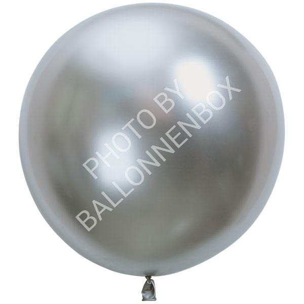 grote chrome zilveren ballonnen